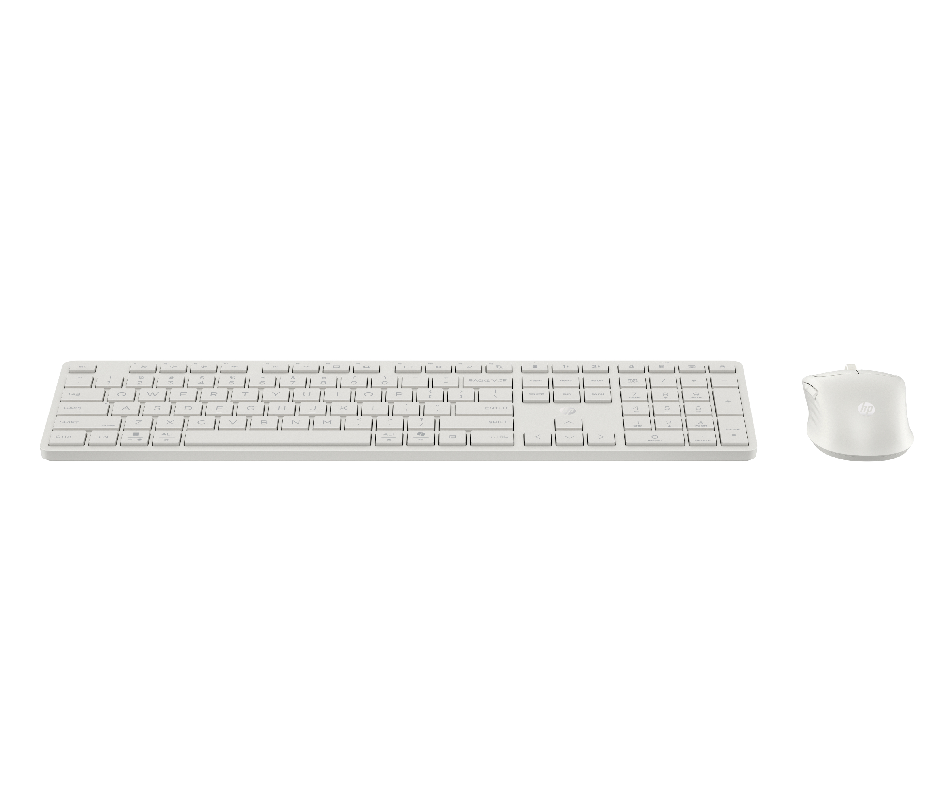HP - Combo de teclado y ratón inalámbricos HP 490C Blanco.