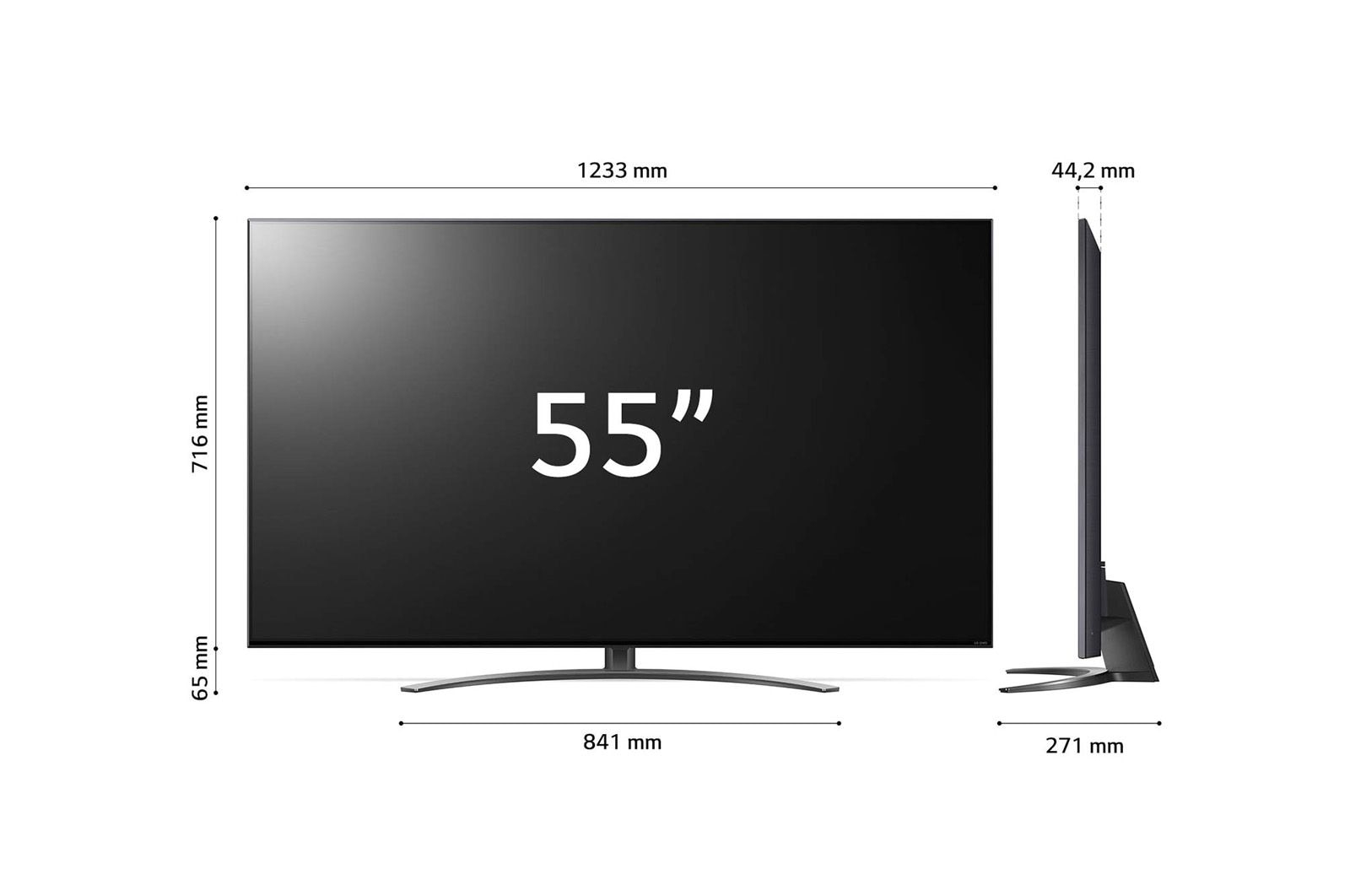 LG 55QNED816QA.API TV – image 3