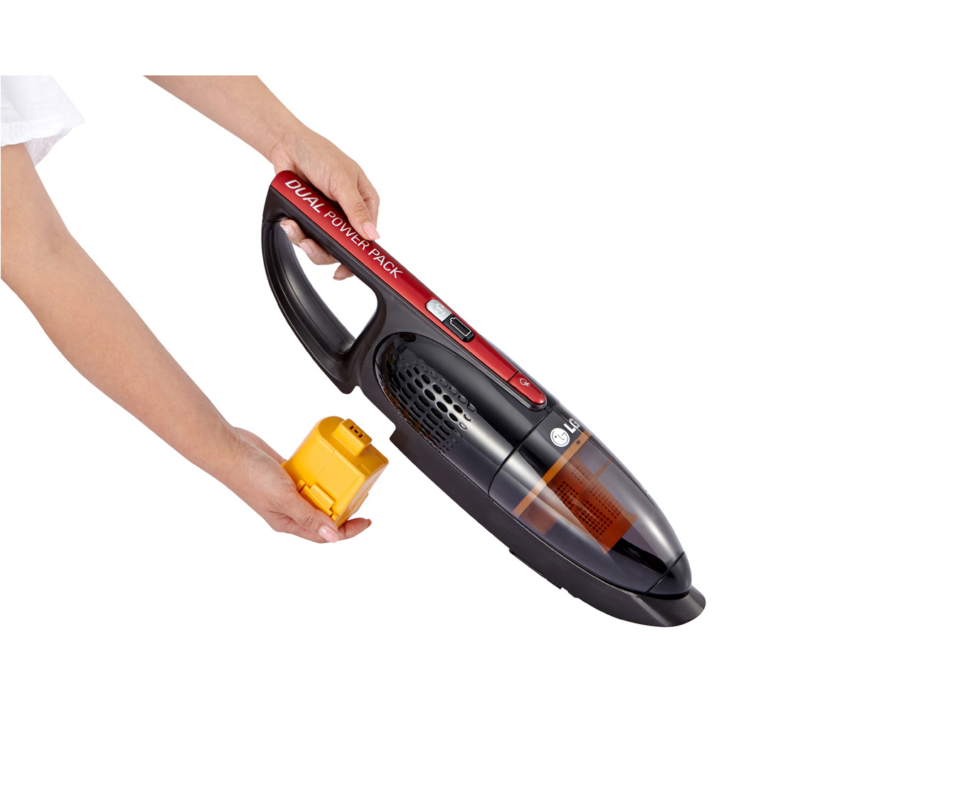LG VHB511RDB stick vacuum/electric broom 2-in-1 stick vacuum Bagless Red – image 4