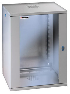 Intellinet 710824 rack cabinet 16U Wall mounted rack Grey