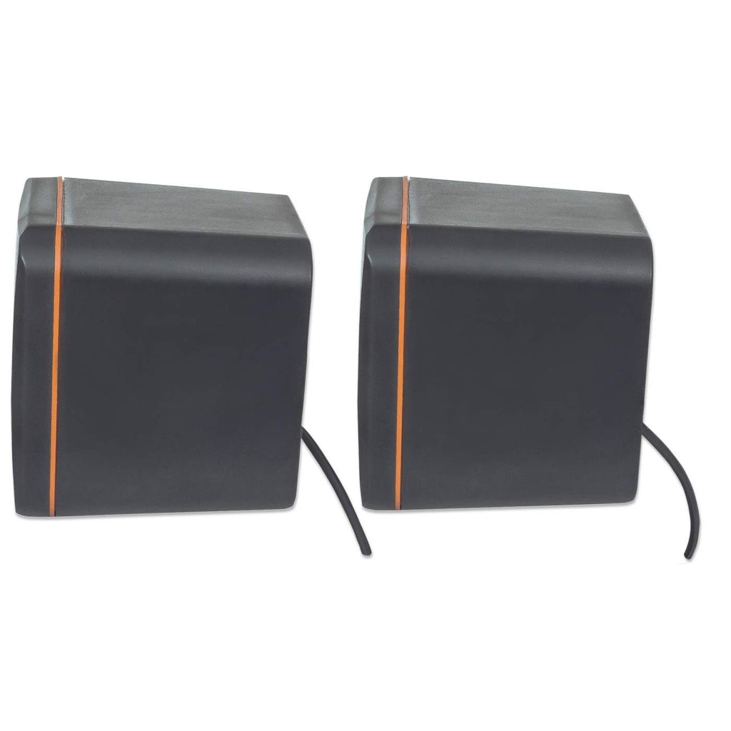 Manhattan 2600 Series Speaker System, Small Size, Big Sound, Two Speakers, Stereo, USB power, Output: – image 5