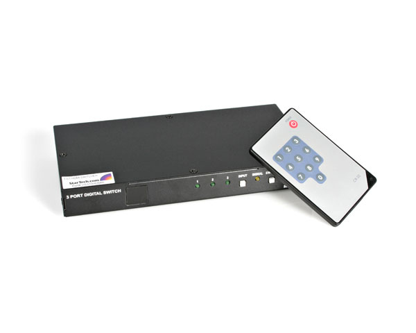StarTech.com 3x1 HDCP Compliant HDMI Switcher – image 1