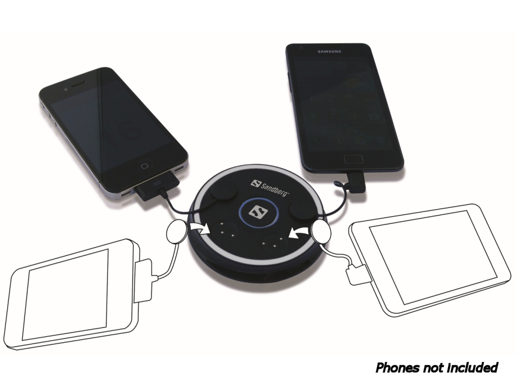 Sandberg Magnetic Charging Station 4in1 – image 1