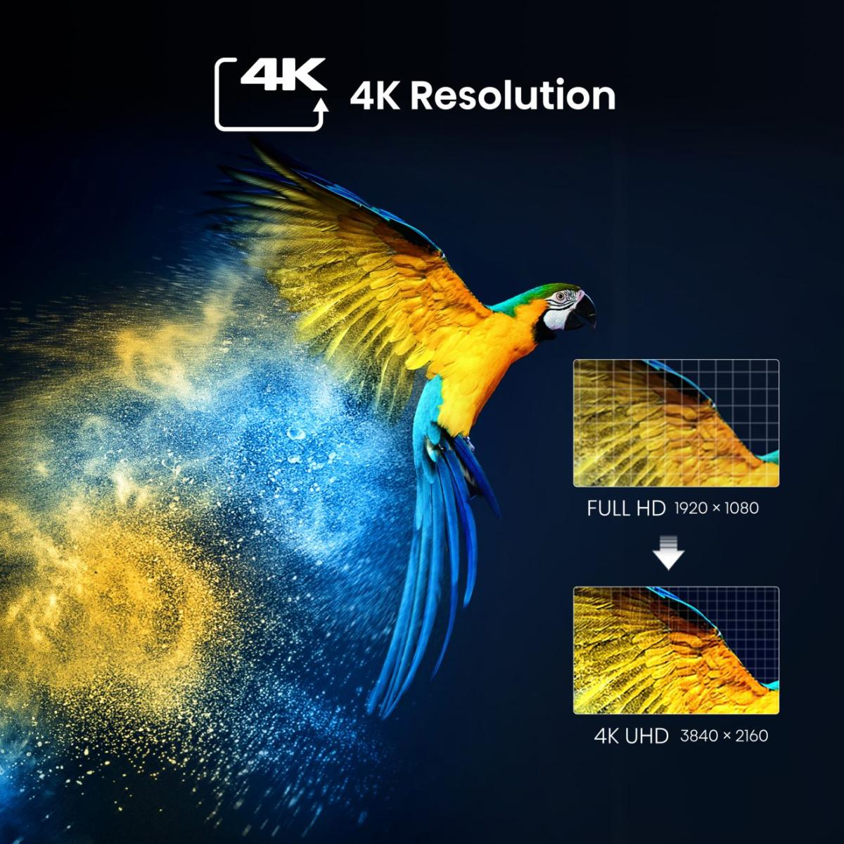 Hisense PL1SE projection TV Ultra short throw projector 2100 ANSI lumens UHD 4K (3840x2160) Black, Dark Grey – image 8