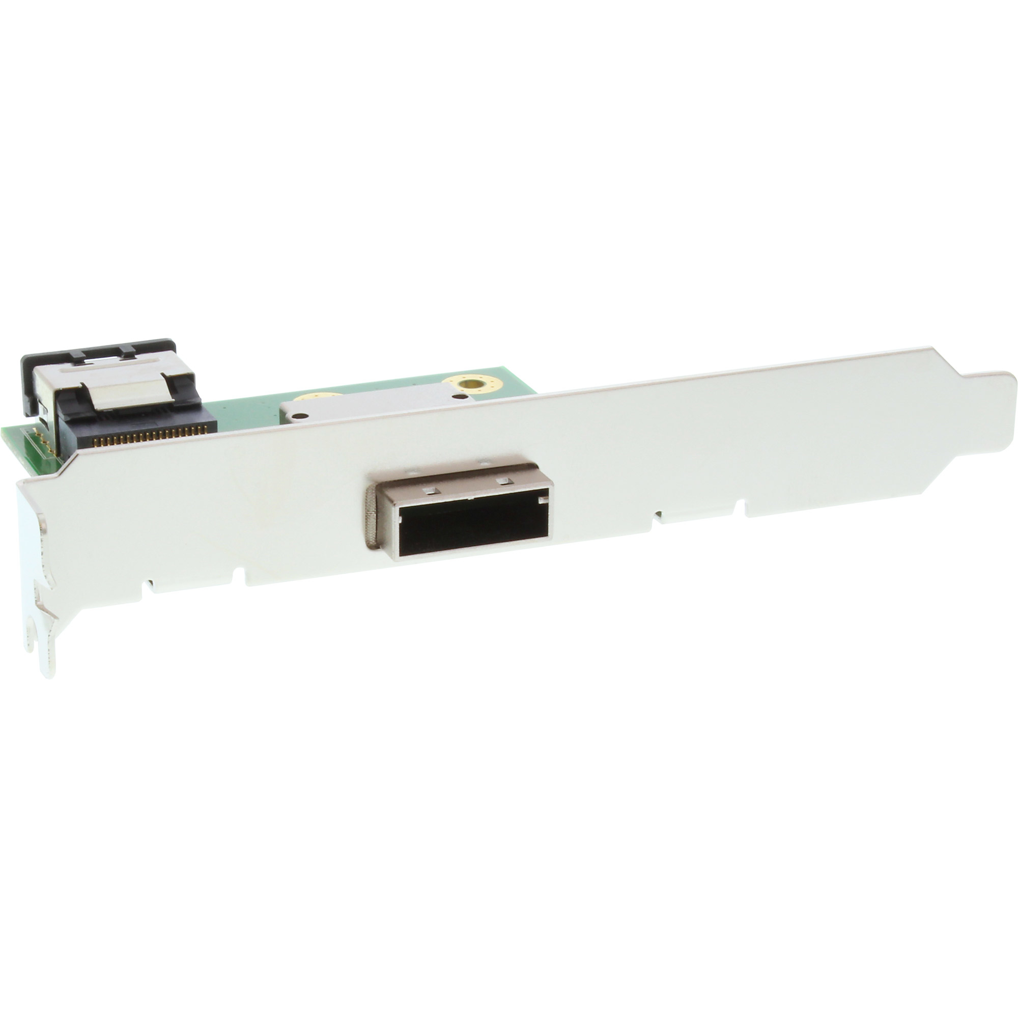 InLine SAS PCI Bracket 1x ext. SFF-8088 / 1x int. SFF-8087 – image 1