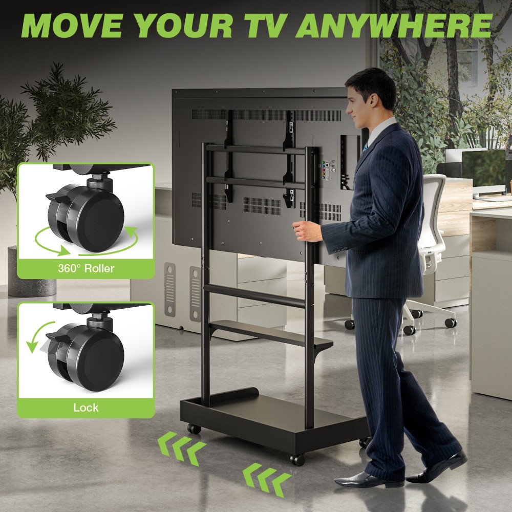 Techly ICA-TR701 TV mount/stand 2.18 m (86") Black – image 3