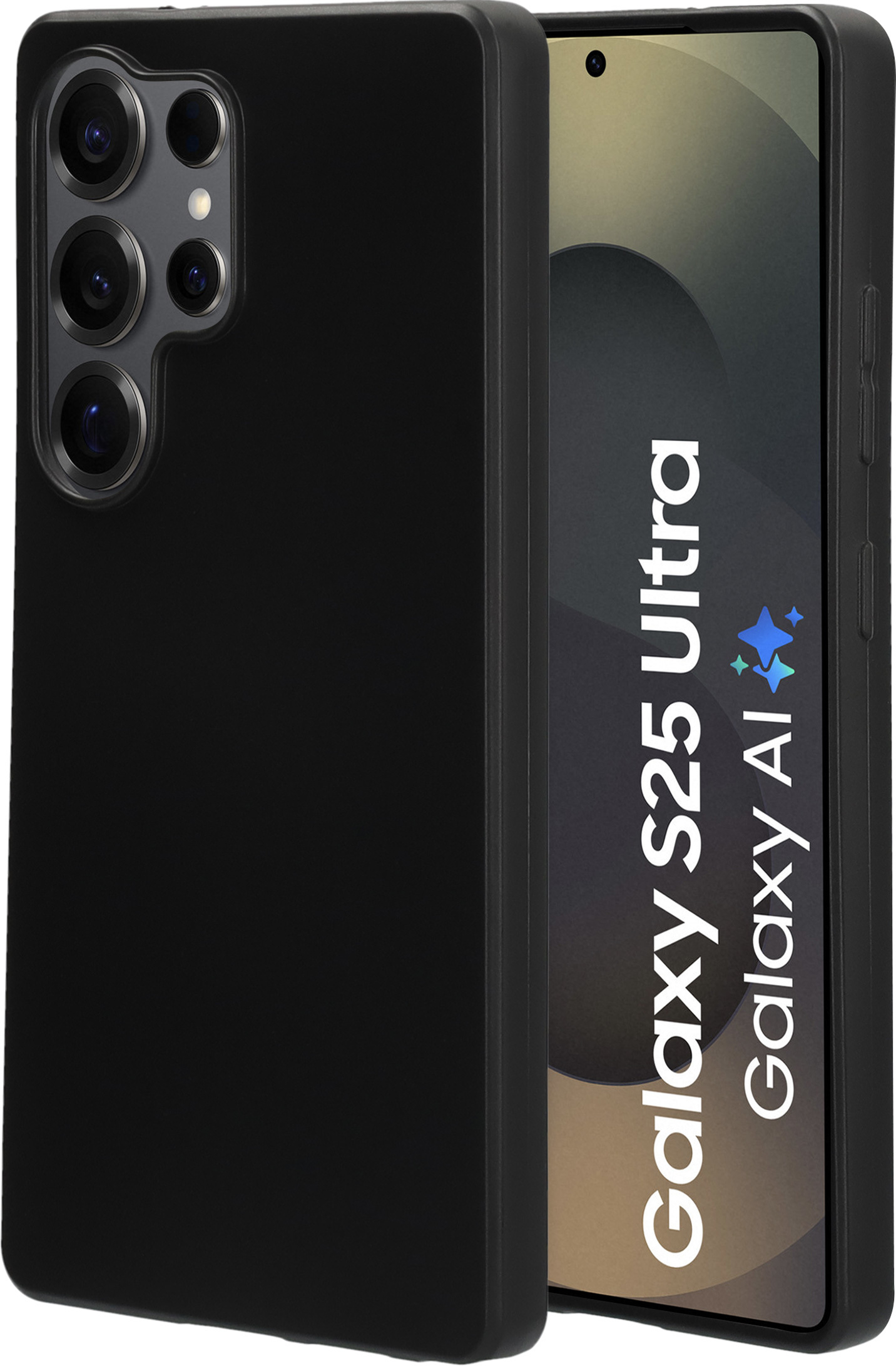 Mobiparts Classic TPU Case Samsung Galaxy S25 Ultra Matt Black