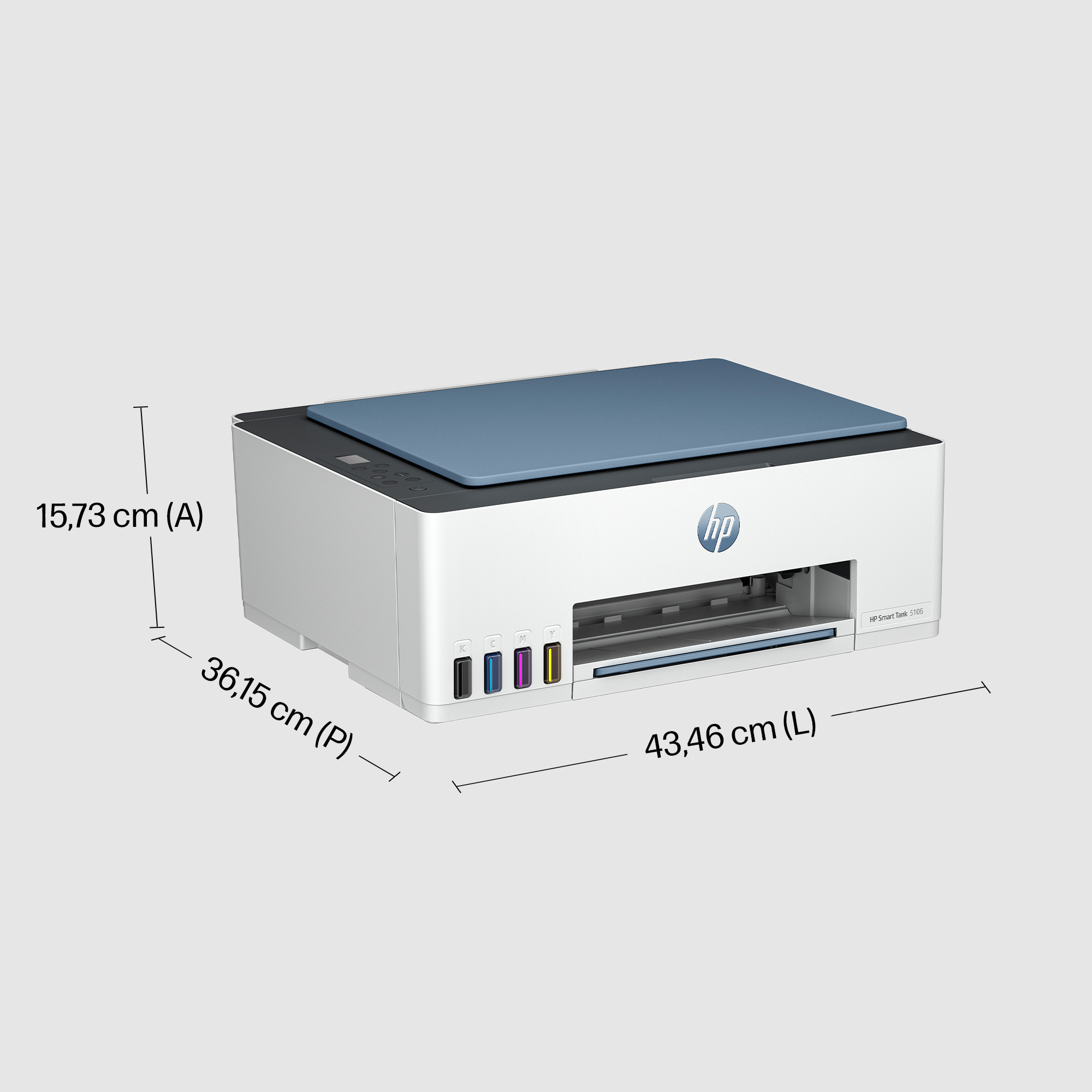 HP Smart Tank 5106 Sem fios All-in-One Cor Impressora, Copiadora, Scanner — miniatura 5