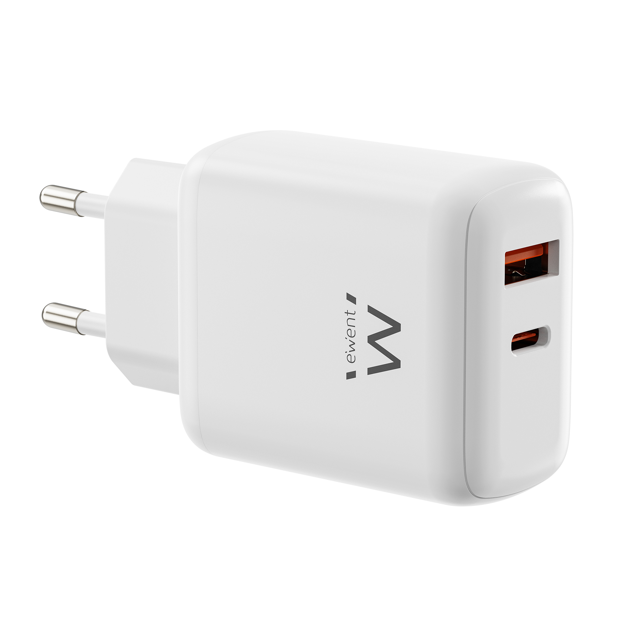 Ewent EW1329 mobile device charger Universal White AC Fast charging Indoor – image 1