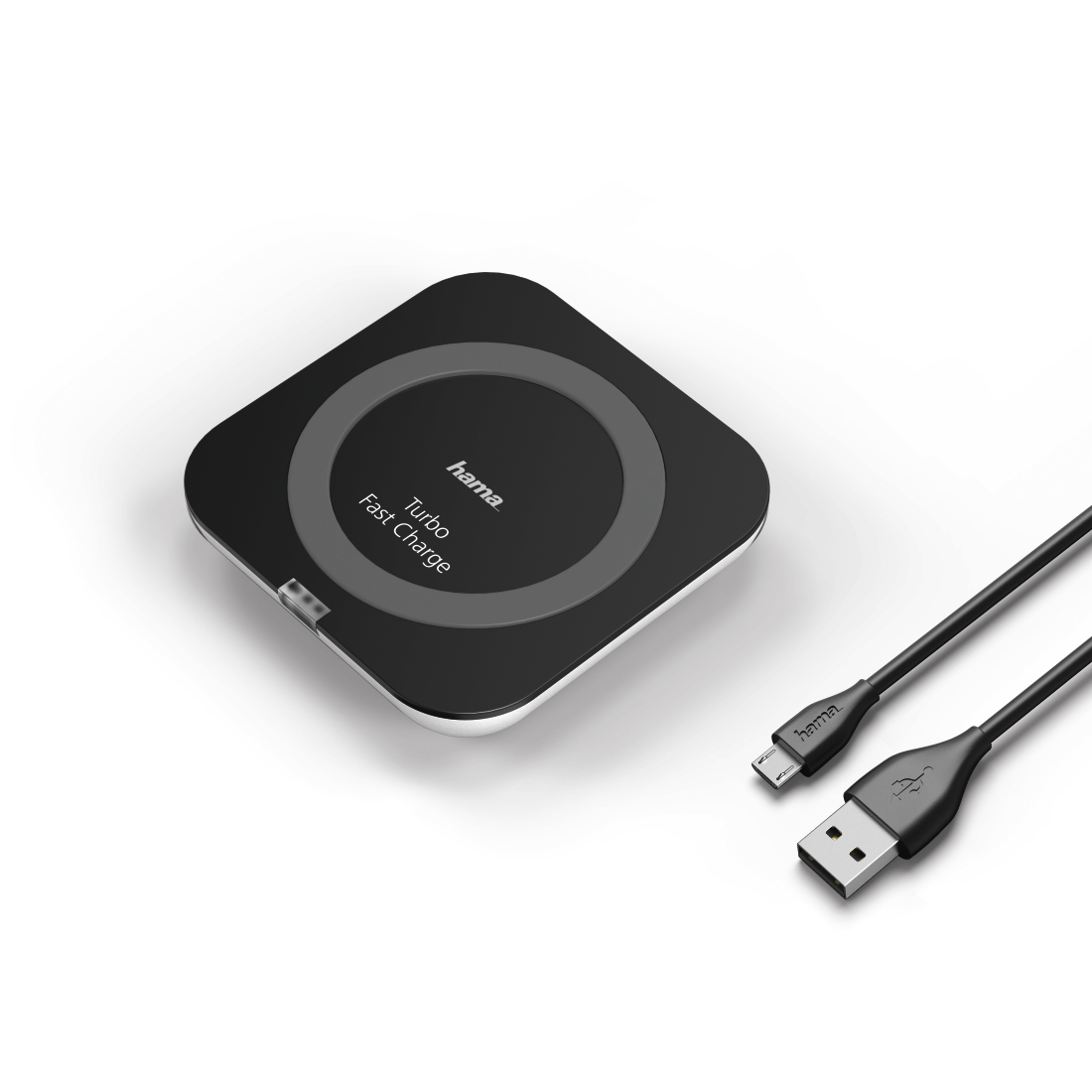 Hama 00183217 mobile device charger Smartphone Black USB Wireless charging Fast charging Indoor – image 2