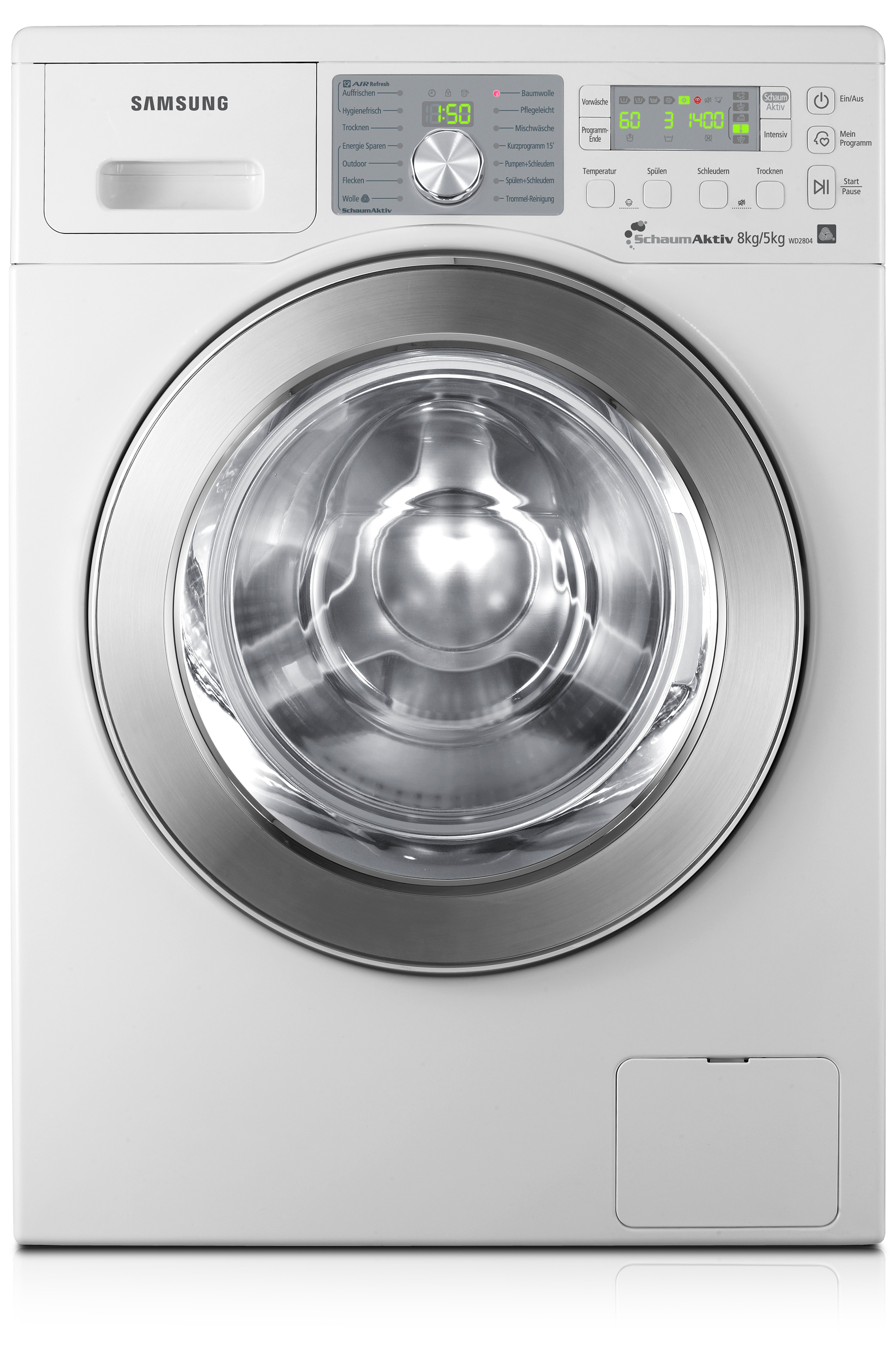 Samsung WD2804 washer dryer Freestanding Front-load White
