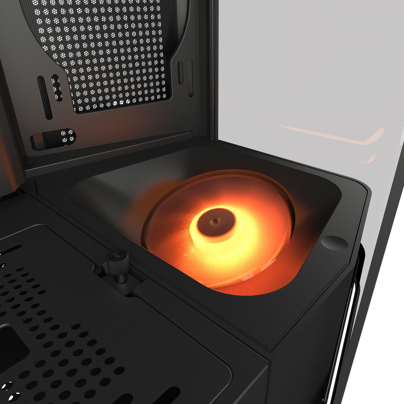 Gabinete Gamer COUGAR FV270 RGB - Media Torre - ATX/Micro ATX/Mini ITX/CEB/E-ATX - Panel Lateral - 3858M60.0005