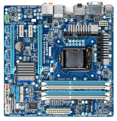 GIGABYTE GA-H67MA-UD2H motherboard LGA 1155 (Socket H2) micro ATX – image 1