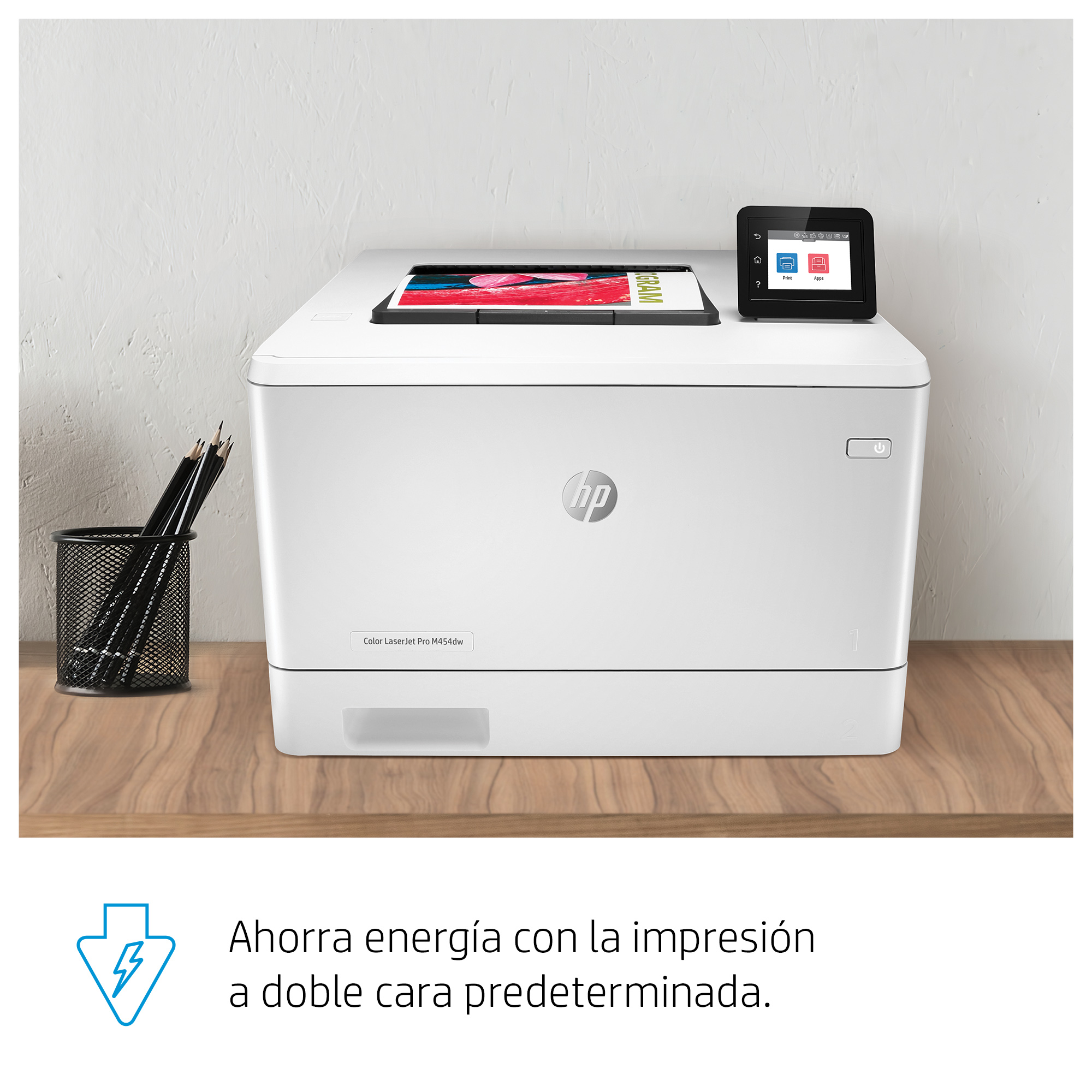 HP LaserJet Pro M454dw Wireless Color Printer, Duplex. Print technology: Laser, Maximum resolution: 600 x 600 DPI, Print s