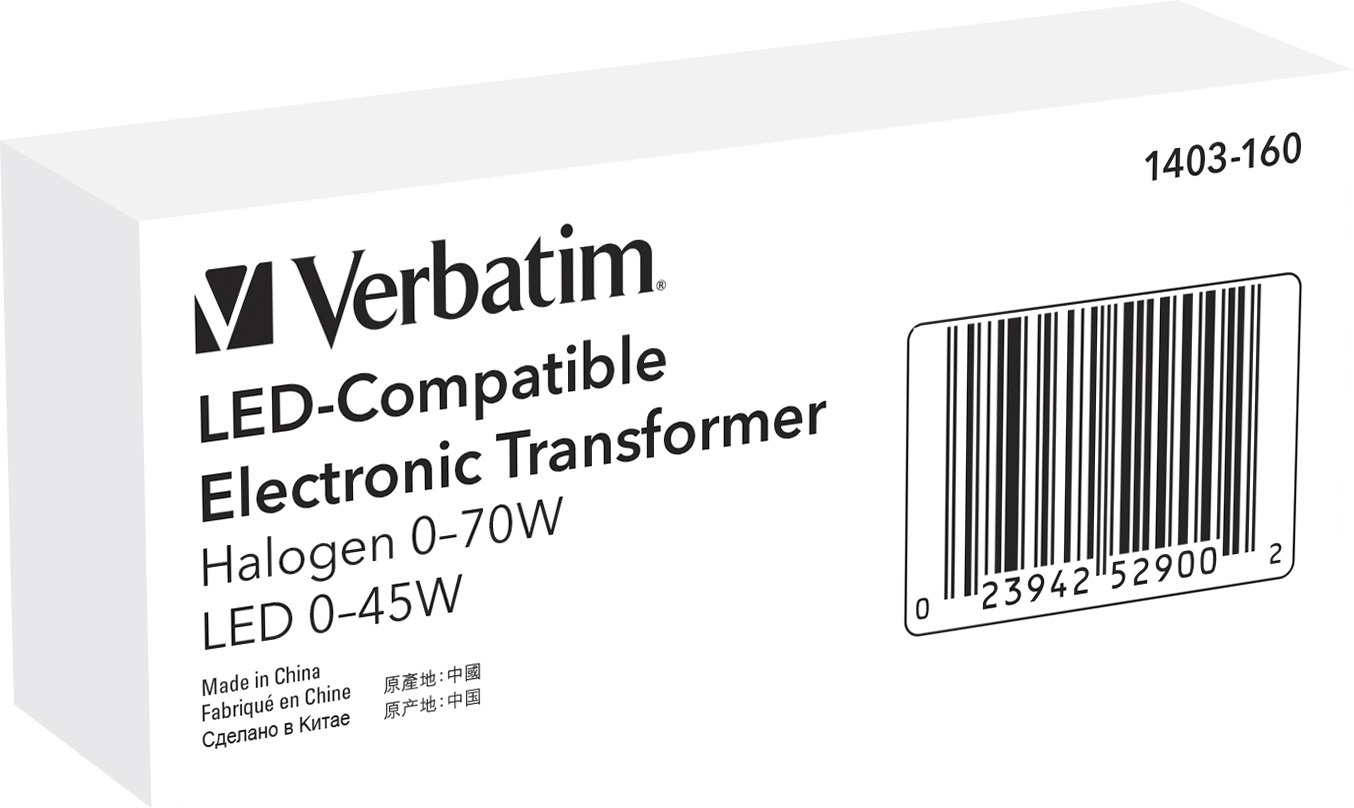 Verbatim 12V LED-Compatible Electronic Transformer – image 3