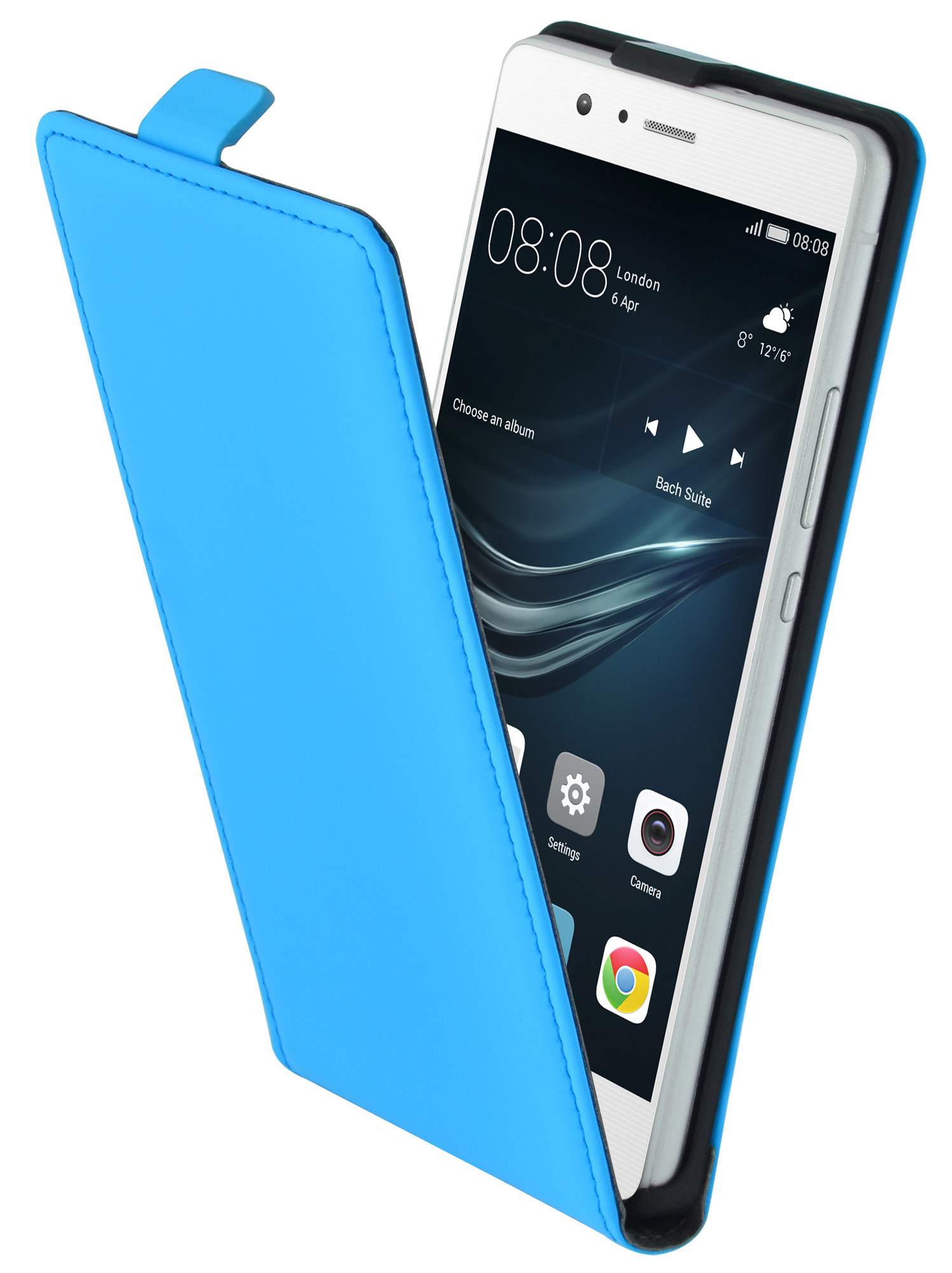Mobiparts Premium Flip Case Huawei P9 Lite Light Blue