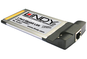 Lindy Gigabit Ethernet Cardbus