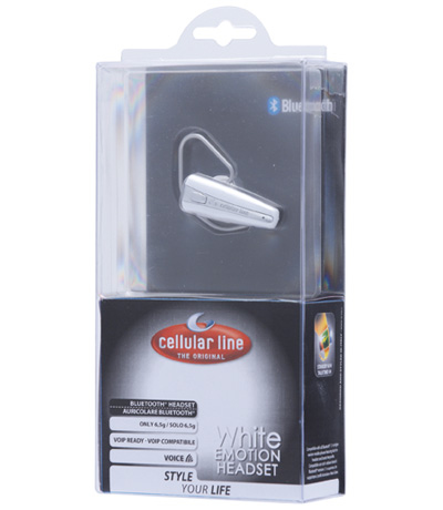 Cellularline BTC6WHITE headphones/headset Wireless Bluetooth White – image 5