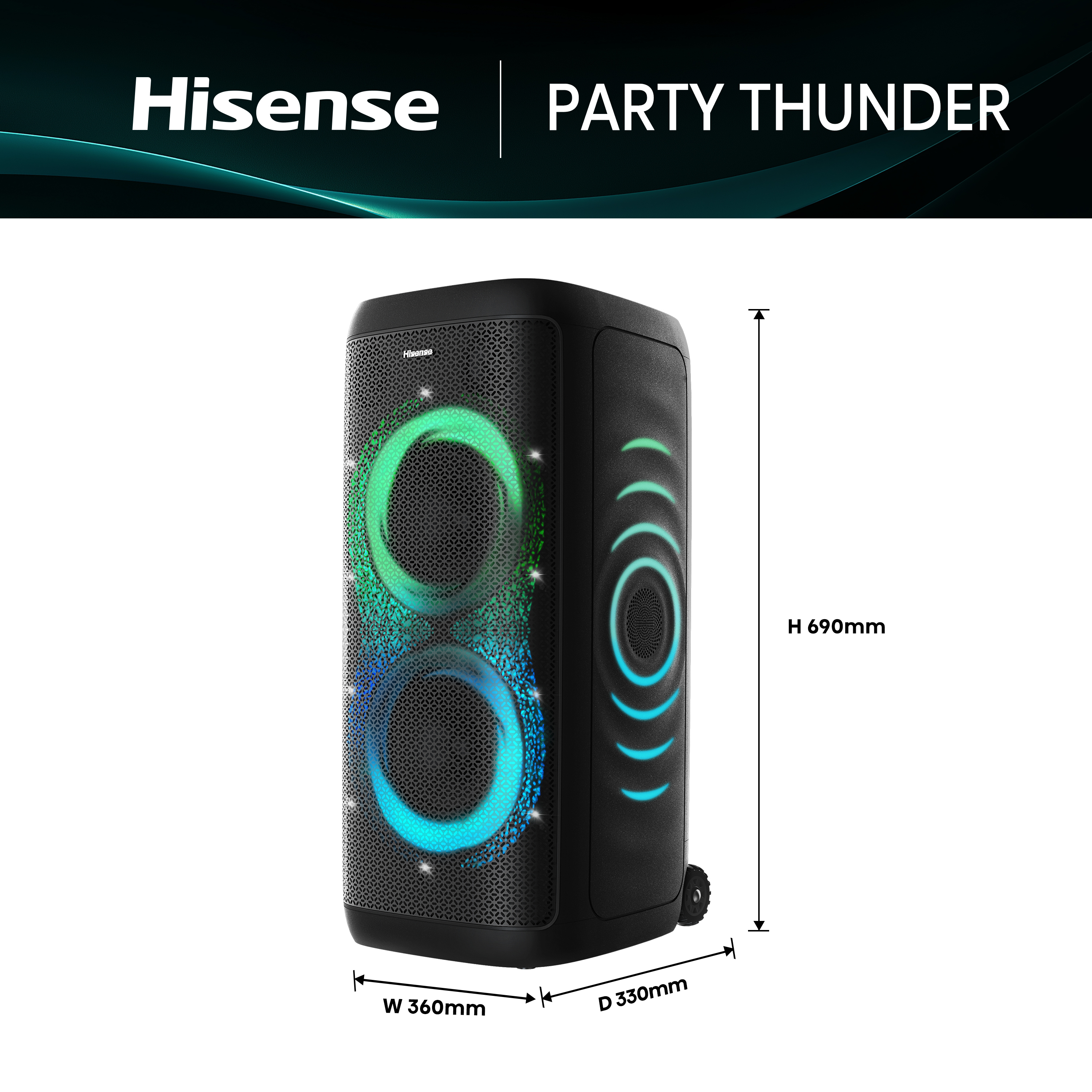 Hisense Party Thunder Party Speaker image 14