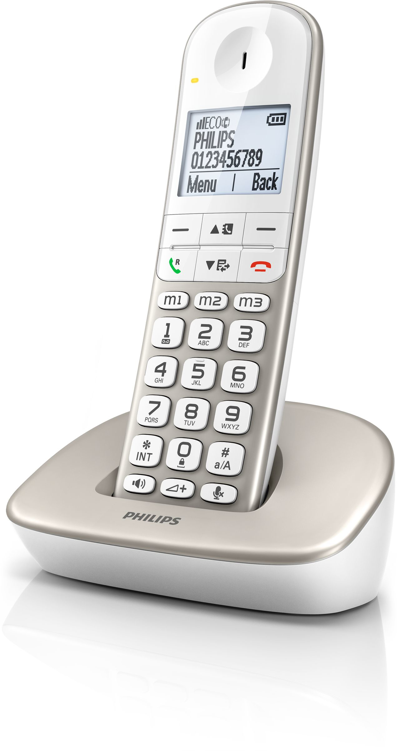 Philips XL4901S/FT telephone DECT telephone Caller ID Silver, White – image 1