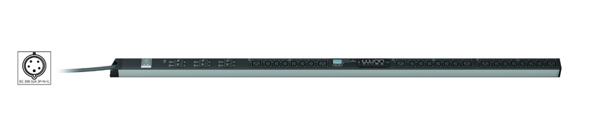 Vertiv MPH2 Rack PDU, receptacle managed, 0U, input IEC 60309 230/400V – image 1