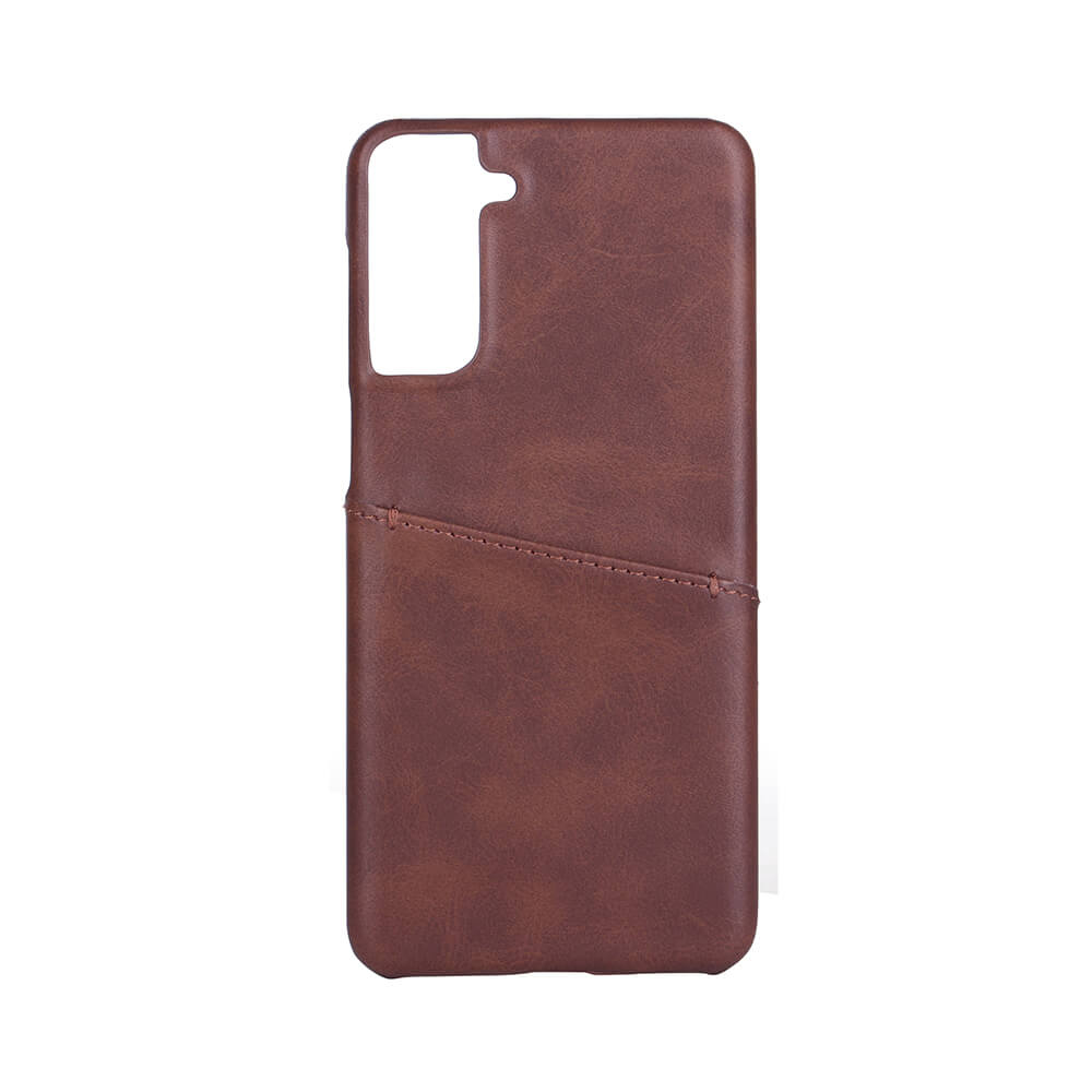 Onsala Mobile Cover Brown with Cardpocket Samsung S21+/S30+ – image 1