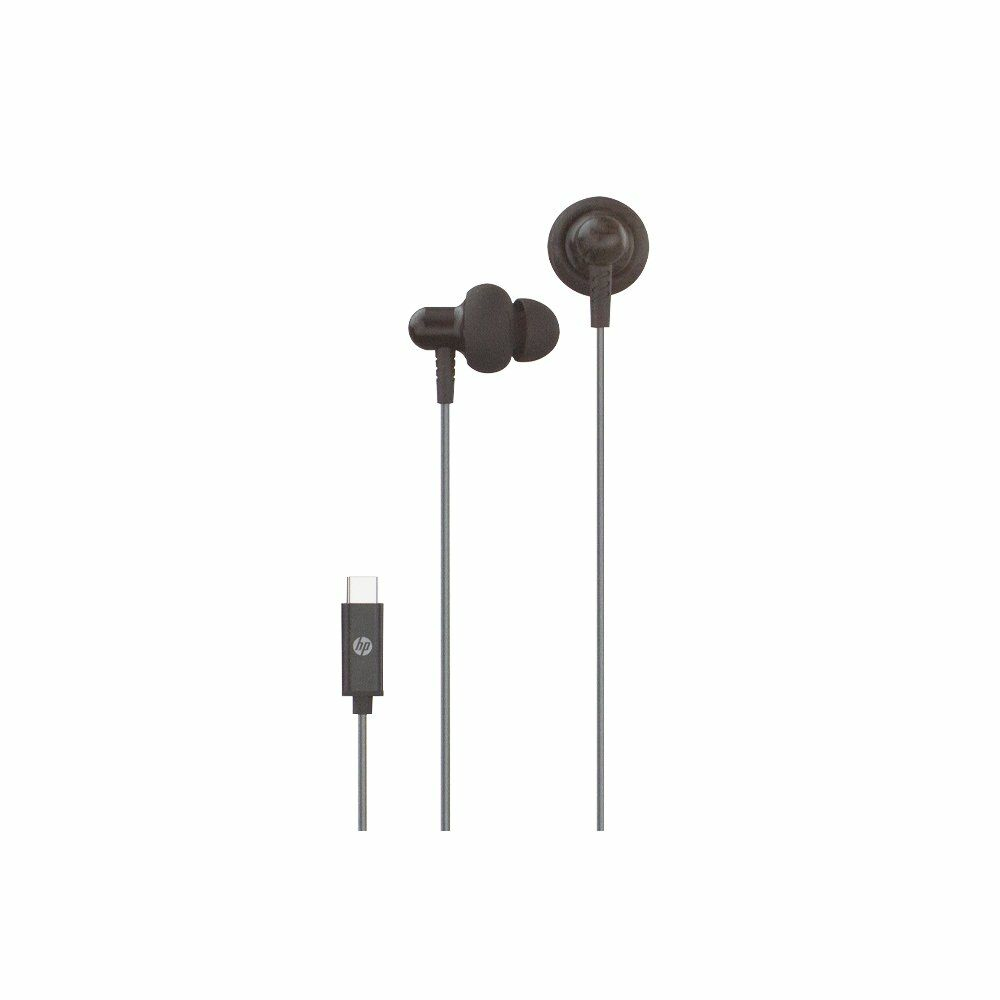 HP DHH-1126 Headset Wired In-ear Calls/Music USB Type-C Black – image 1