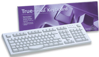 Manhattan 155038 keyboard Office PS/2 White – image 3