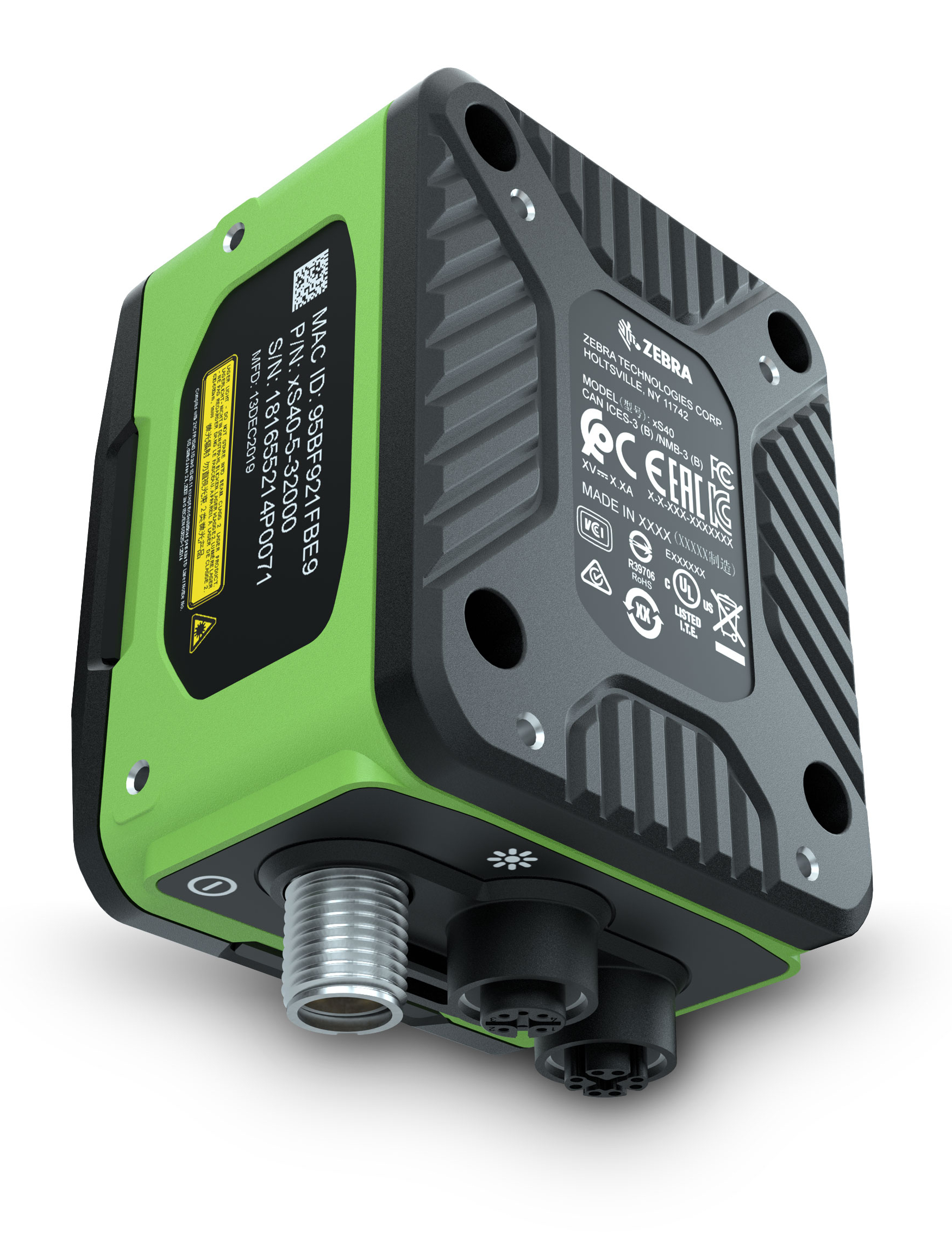 Zebra FS42 Fixed bar code reader 1D/2D CMOS Black, Green – image 9
