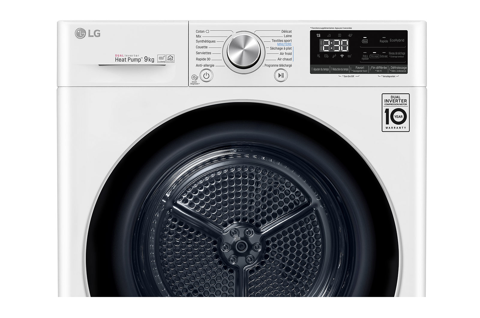 LG RH9V71WHN tumble dryer Freestanding Front-load – image 7