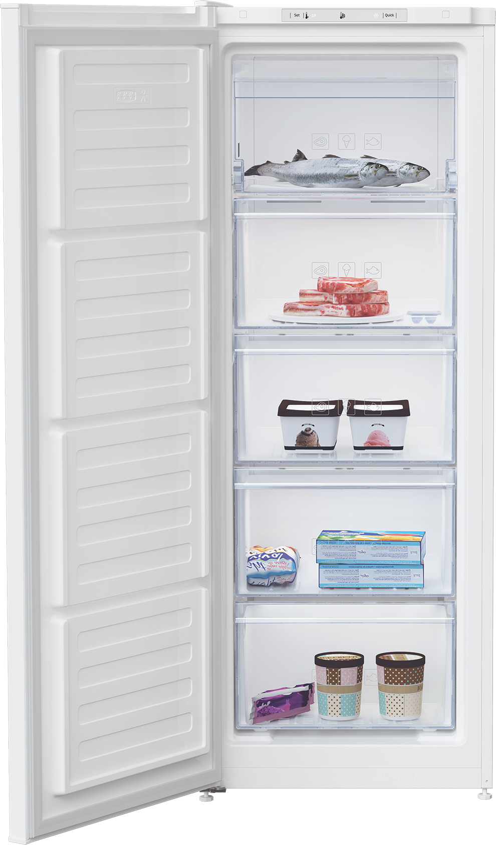Beko GF200E40WCHN freezer Upright freezer Freestanding – image 3