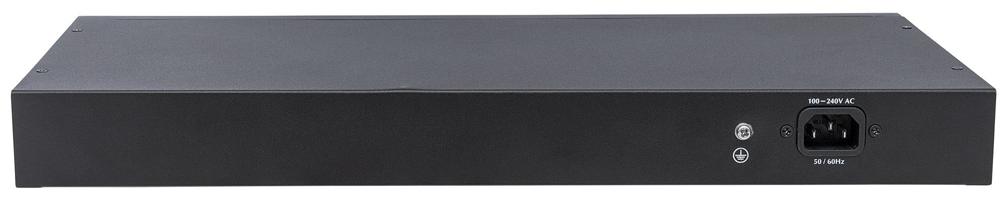 Intellinet 24-Port Gigabit Ethernet PoE+ Switch with 2 SFP Ports, LCD Display, IEEE 802.3at/af Power over Ethernet (PoE+/PoE) Compliant – image 4