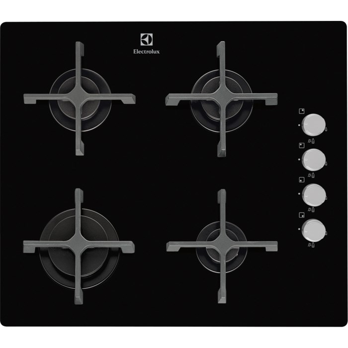 Electrolux EGT56142NK hob Black Built-in Gas 4 zone(s)