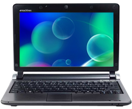 Acer eMachines eM250-01G16I Intel Pentium Mobile N270 Netbook – image 2