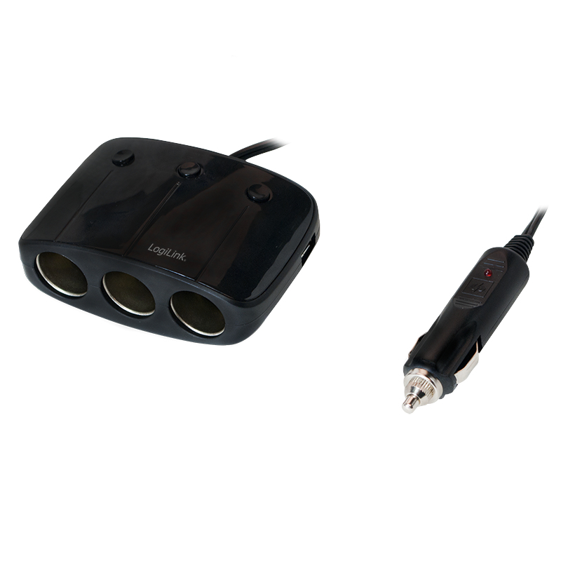 LogiLink PA0108 mobile device charger Universal Black Cigar lighter Auto