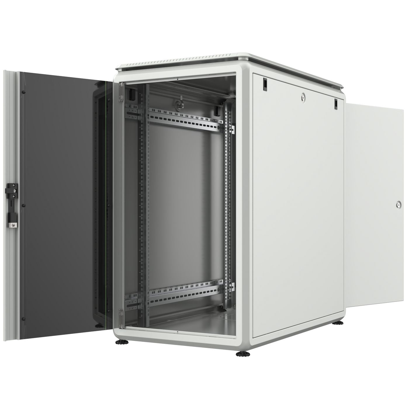Lanview RDL20U61WH rack cabinet 20U Freestanding rack White – image 2
