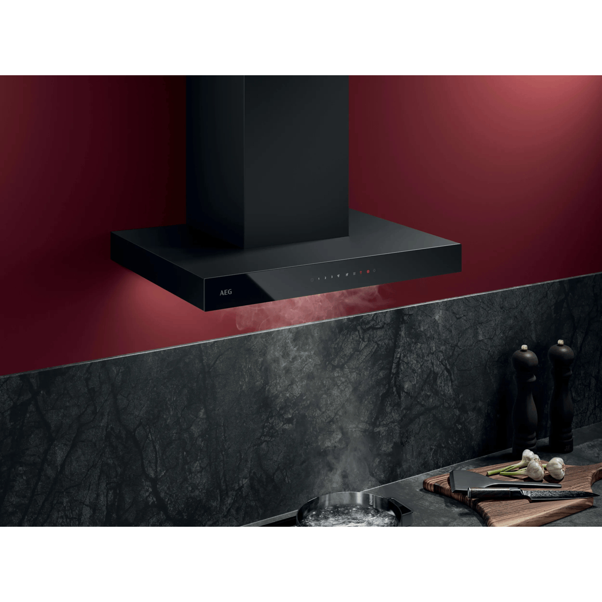 AEG NDB6761HB Wall-mounted Black 600 m³/h – image 6