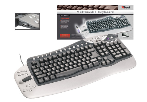 Trust Multimedia Keyboard KB-2100E SE – image 2