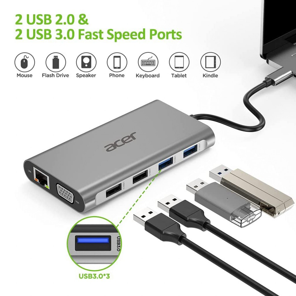 Acer 11in1 Type C dongle – image 3