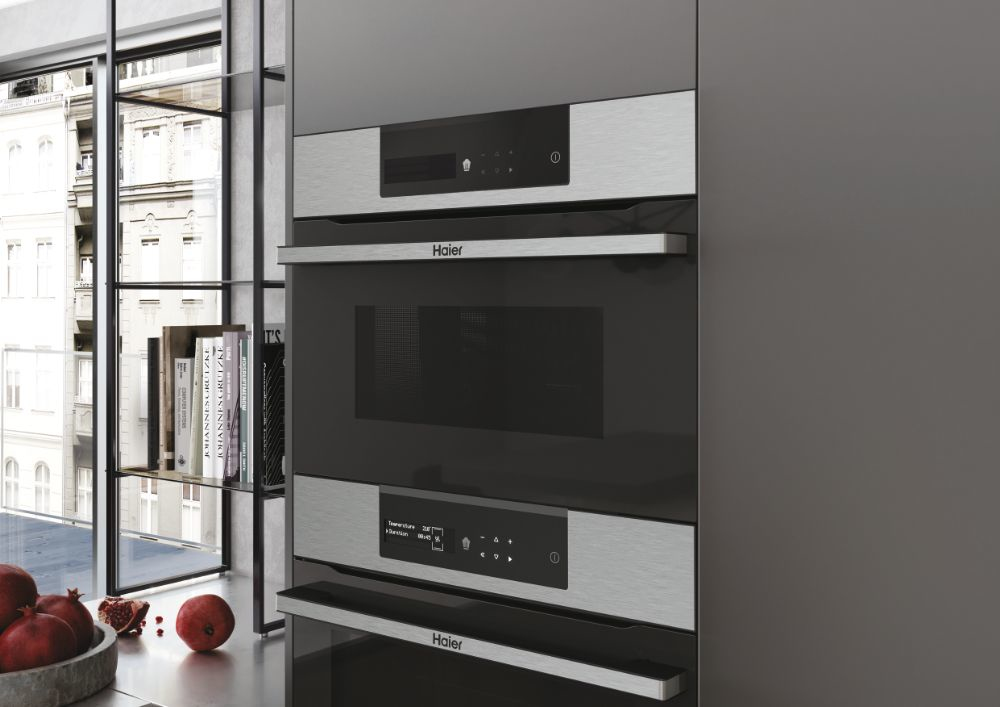 Haier I-Message Series 2 HWO45NB2B0X1 Stainless steel Combination microwave Built-in – image 2