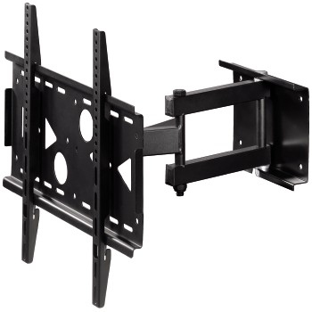 Hama "Next Light" LCD/PL/LED Wall Bracket, VESA 400x400, swivel., 2 arms, black – image 1