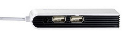 LevelOne USB-0501 laptop dock/port replicator Black, White – image 2
