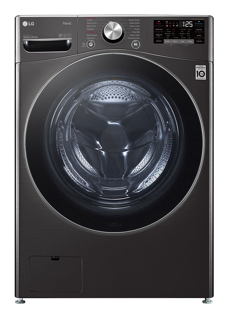 LG WS2112BST washer dryer Freestanding Front-load Silver – image 1