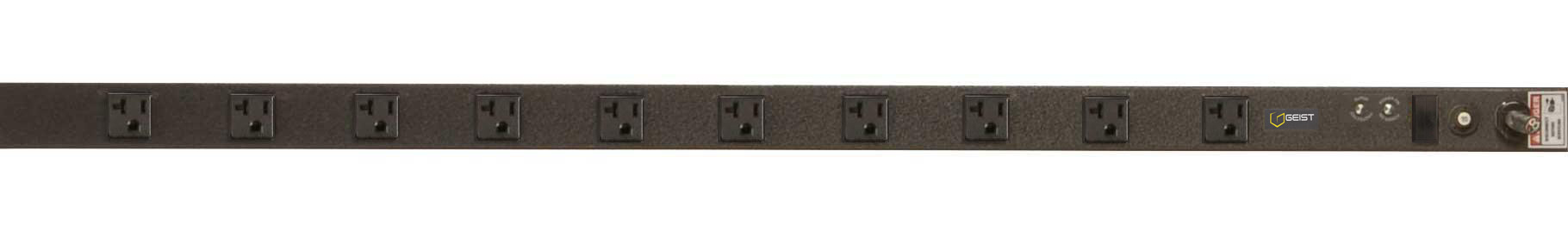 Vertiv VSSA104-101R15 power distribution unit (PDU) 10 AC outlet(s) Black