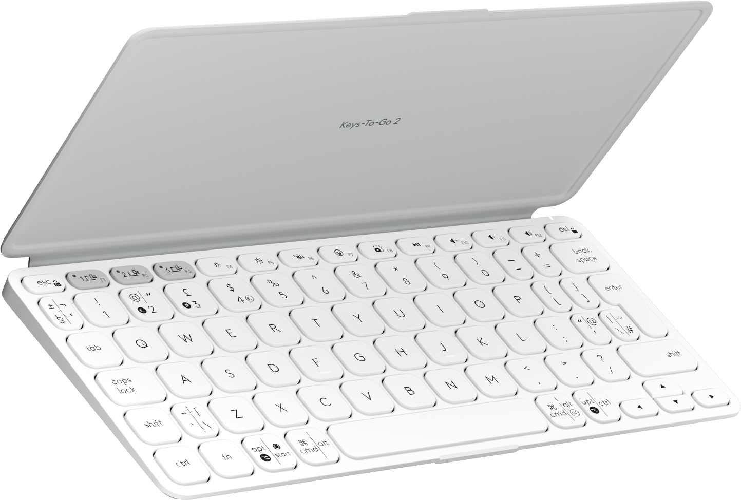 Logitech Keys-To-Go 2 tastiera Universale Bluetooth QWERTY Inglese UK Bianco