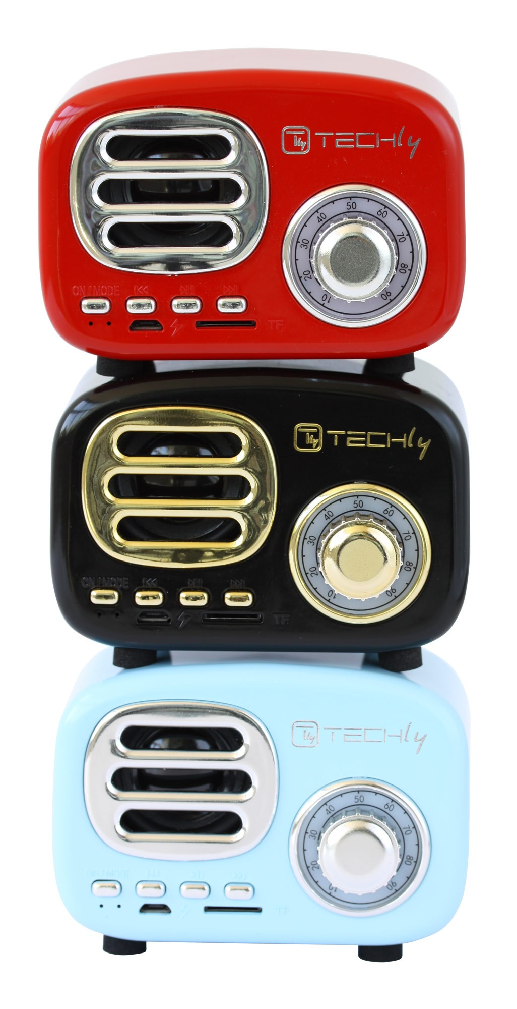 Techly ICASBL12BLUE portable/party speaker Blue, Silver – image 5