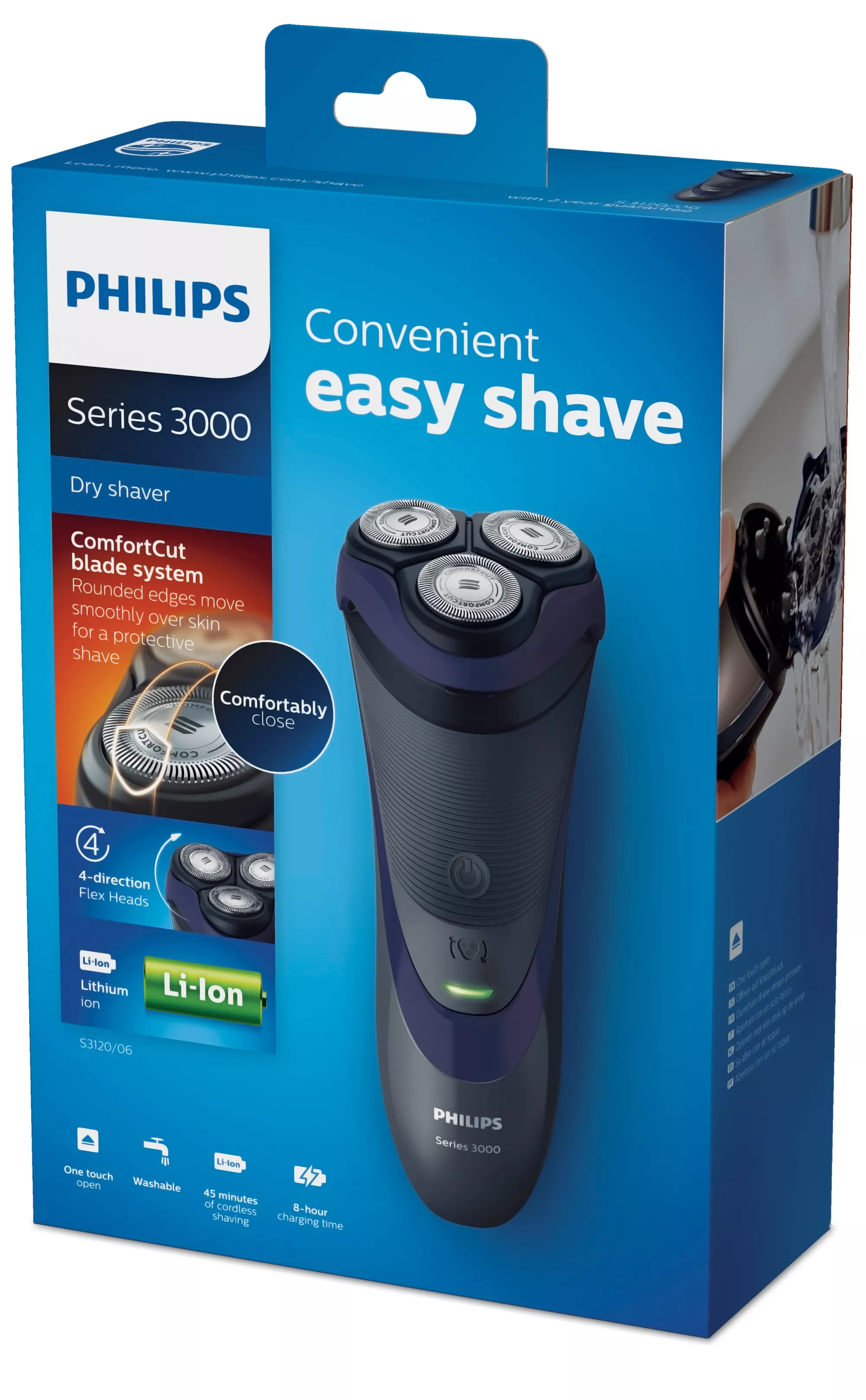 Philips SHAVER Series 3000 Dry electric shaver S3120/06 – image 2