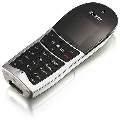 Zyxel V250 DECT telephone Caller ID Black, Silver