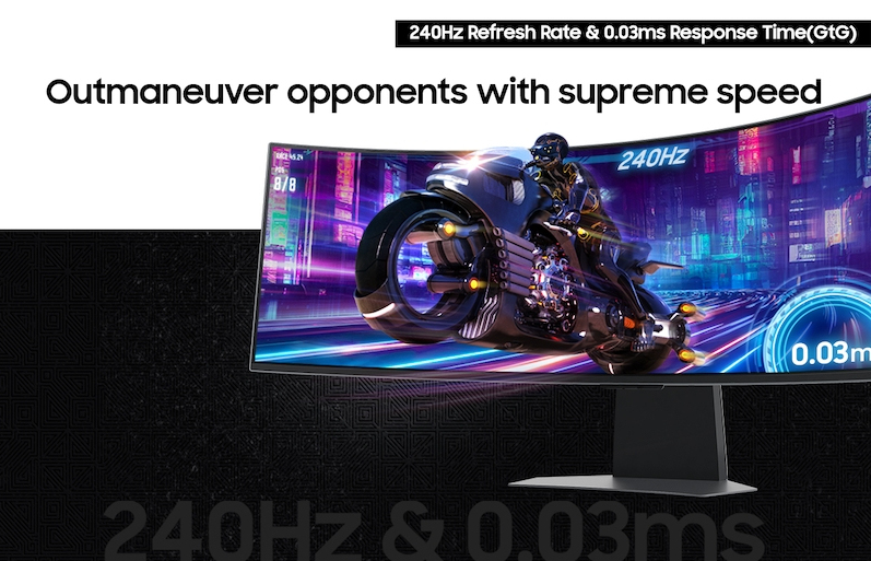 Samsung LS49DG956SNXGO computer monitor 124.5 cm (49″) 5120 x 1440 pixels Dual QHD OLED Silver image 10