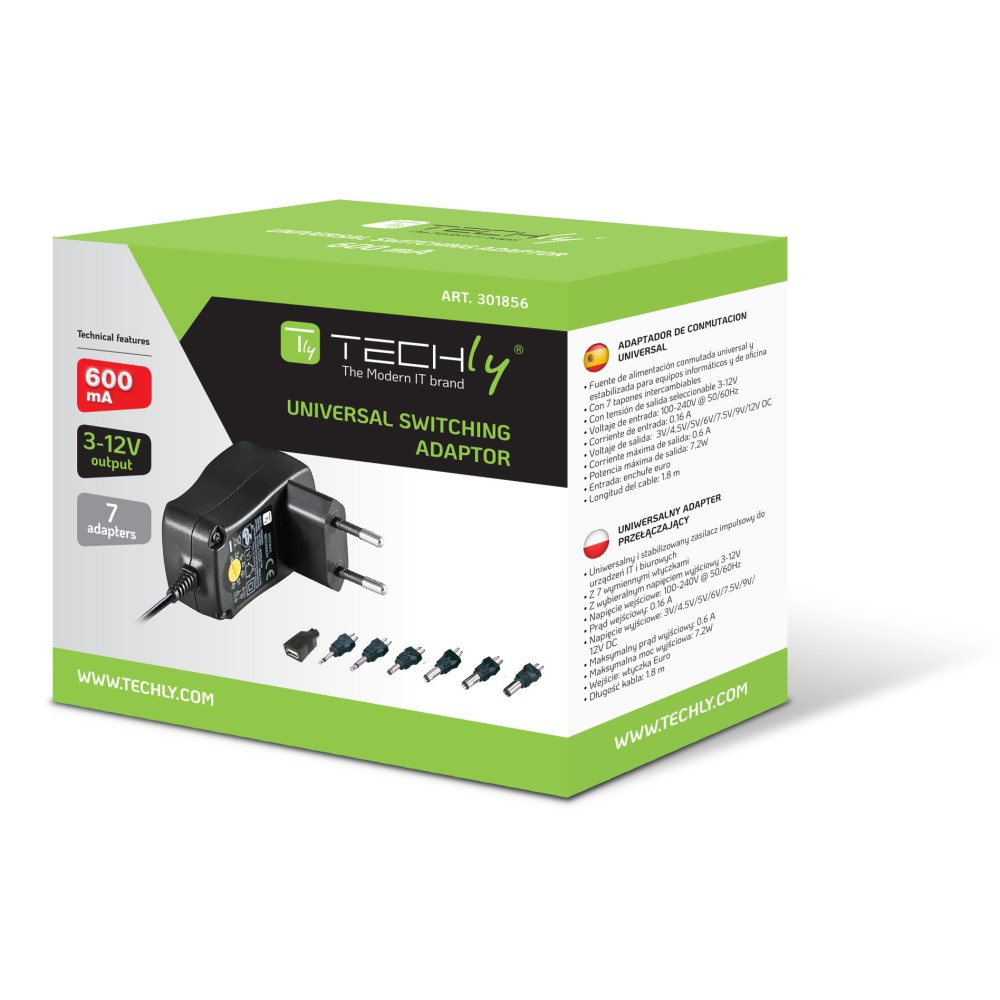 Techly Adjustable Power Supply – image 2